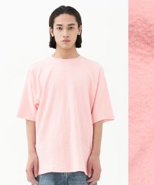 Textured Knit T-Shirt_Pink
