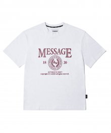 MESSAGE T-SHIRT_WH(22HSTP01)