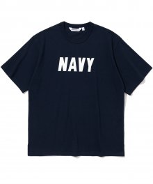 navy logo s/s tee navy