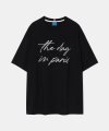 The Day in Paris Short Sleeve T66 Black