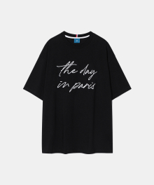 The Day in Paris Short Sleeve T66 Black