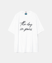 The Day in Paris Short Sleeve T66 White