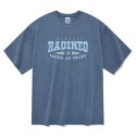 라디네오(RADINEO) 빈티지 로고 피그먼트 반팔 티셔츠 블루