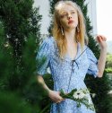 쎄무아듀(CEST MOIDEW) Cest blue forest wood long dress