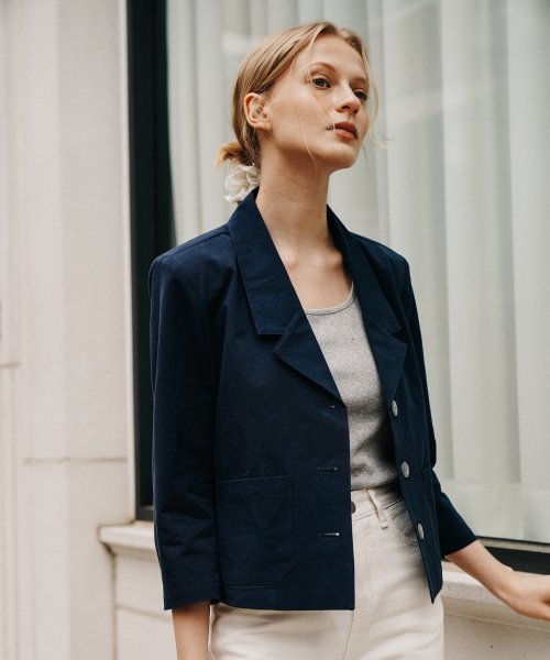 Летний жакет Natural Summer Jacket - Navy