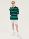 PADDED SHORT SLEEVE RUGBY SHIRT GREEN