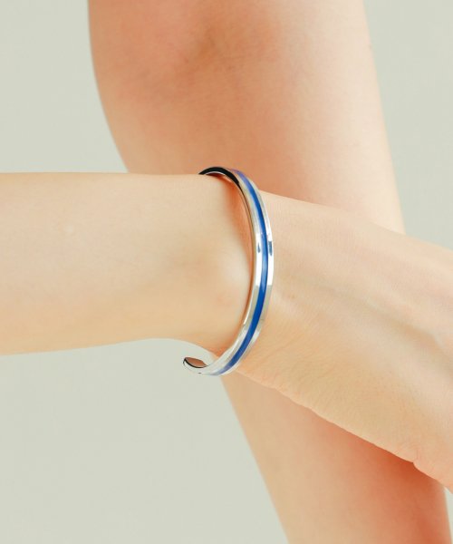 PAUL VICE - C-Line Cuff Blue - Silver PVJ004BU