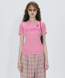 Sports Jersey Tee Pink