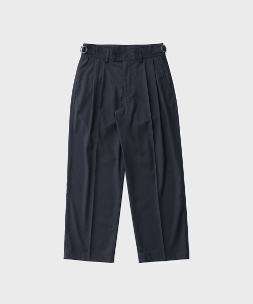 어나더 오피스(ANOTHER OFFICE) Santiago Slacks (Dark Navy) - 사이즈
