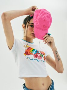 CALIE STITCH BALL CAP PINK