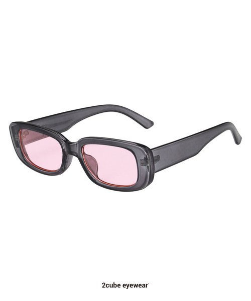 MUSINSA | 2CUBE CLOURING SUNGLASSES(GRAY-PINK)