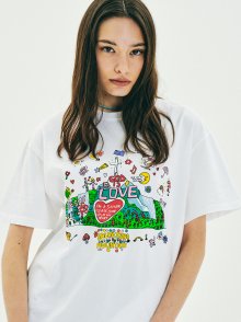 SALVATION MOUNTAIN TSHIRT WHITE