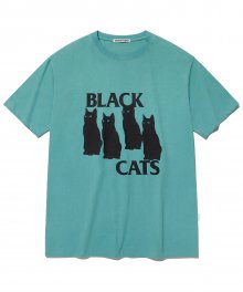 BLACK CAT TEE [MINT]
