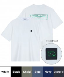 [수피마]over fit wappen point T-shirt(6 color)