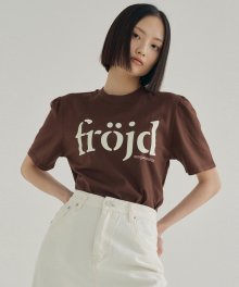 FJD FROJD PUFF T-SHIRTS BROWN