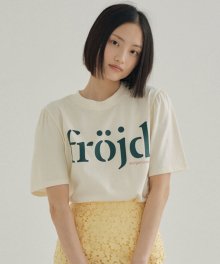 FJD FROJD PUFF T-SHIRTS CREAM