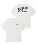 커버낫(COVERNAT) CGC 레터링 티셔츠 화이트