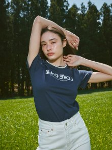 REVERSAL LOGO TSHIRT NAVY