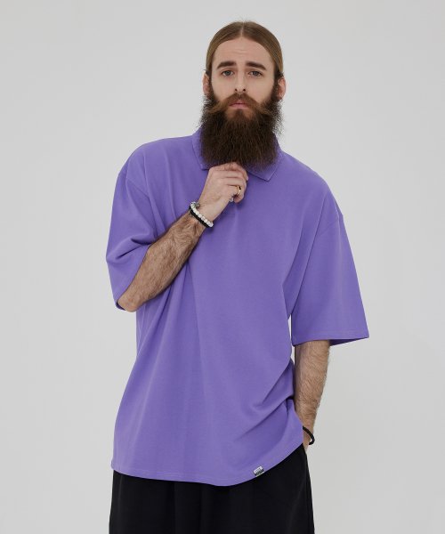 Оверсайз поло CB PK (Purple)
