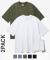 [2PACK] 더블 레이어 슬릿 반팔 티셔츠 2PACK SJST1357