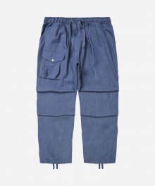DENIM ARMY TWO TUCK RELAXED PANTS _ LIGHT BLUE