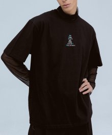 (Unisex) Old Boy 오버핏 티셔츠 (블랙)