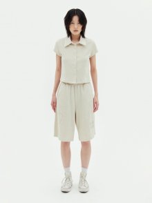 SOFT TOUCH HALF PANTS IN IVORY