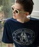 시야쥬(SIYAZU) SITP 5064 Basset Hound T-shirt_Navy
