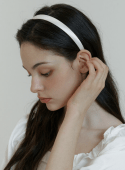 카인더베이비(KINDABABY) white silk head band