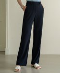 시야쥬(SIYAZU) SIPT7050 signature summer trousers_Dark navy