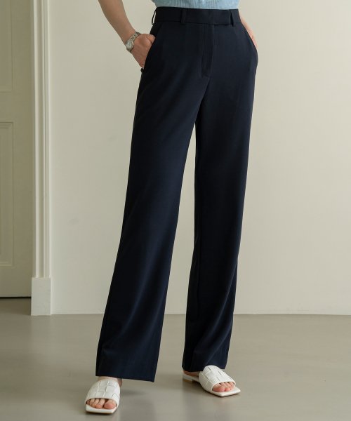 パンツ Siyazu SIPT7050 signature summer trousers_Charcoal SIPT7050 signature summer trousers_Charcoal - 감도 깊은 취향