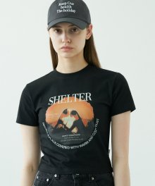 [Women] 쉘터 티셔츠 [블랙]