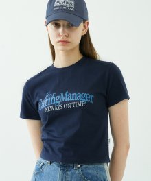 [Women] 케어링 아치 티셔츠 [네이비]