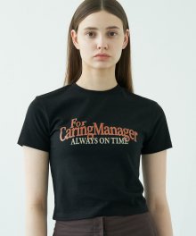 [Women] 케어링 아치 티셔츠 [블랙]