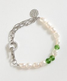 APPLEGREEN Pearl metal mix bracelet(PA007)