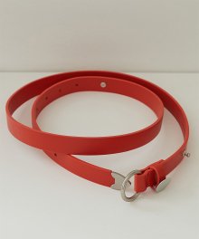 PINKYRED O-ring 2way leather belt(PA014)