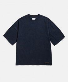 Monochrome Oversized Tee Navy