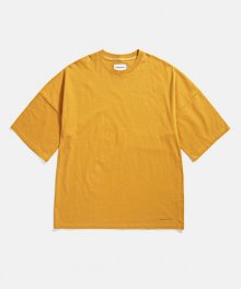 Monochrome Oversized Tee Mustard