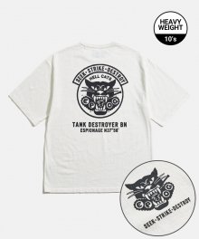 Hell Cats Heavy Weight Tee Off White