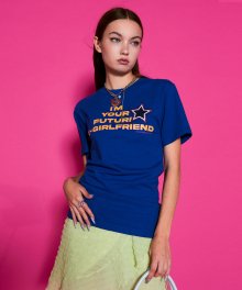 EX-Girlfriend Tee Blue