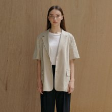 Over-fit linen Jacket_BE