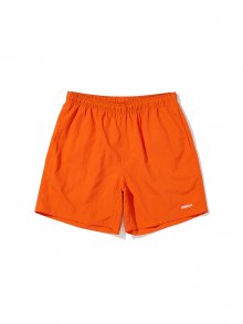Logo Nylon Woven Shorts Orange