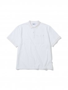 Big Fit Pocket Polo Shirt White