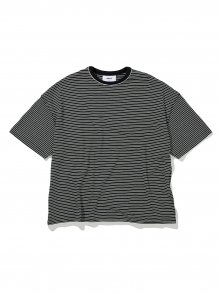 Vacation Striped T-Shirt Black