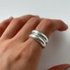 silver925 matt engage ring