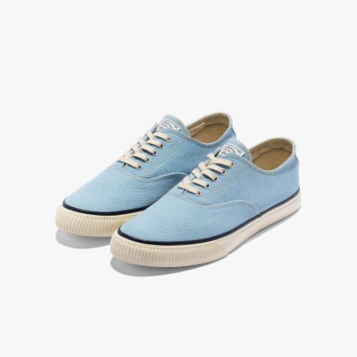 MUSINSA | CATCH BALL Military USN Deck Shoe _ Marina Blue Taped