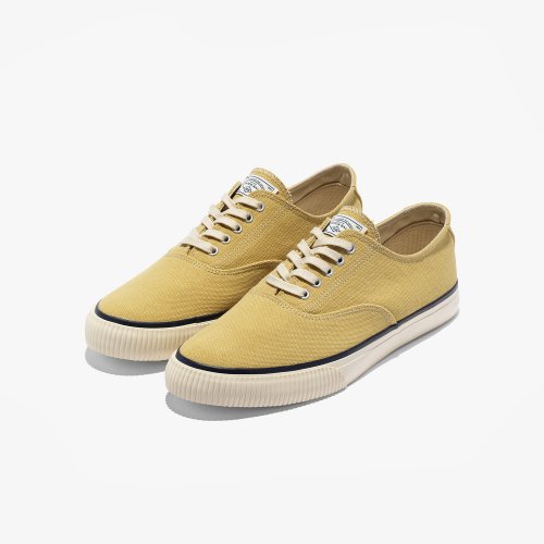 MUSINSA | CATCH BALL Military USN Deck Shoe _ Rope Yellow Taped