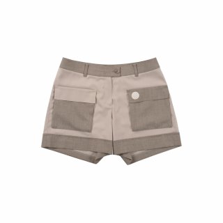 마틴골프(MARTINE GOLF) Out Pocket Roll-up Shorts_Beige 상품 이미지