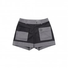 Out Pocket Roll-up Shorts_Grey