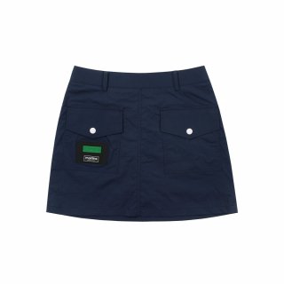 마틴골프(MARTINE GOLF) Tee Rack Wappen Patch Skirt_Navy 상품 이미지